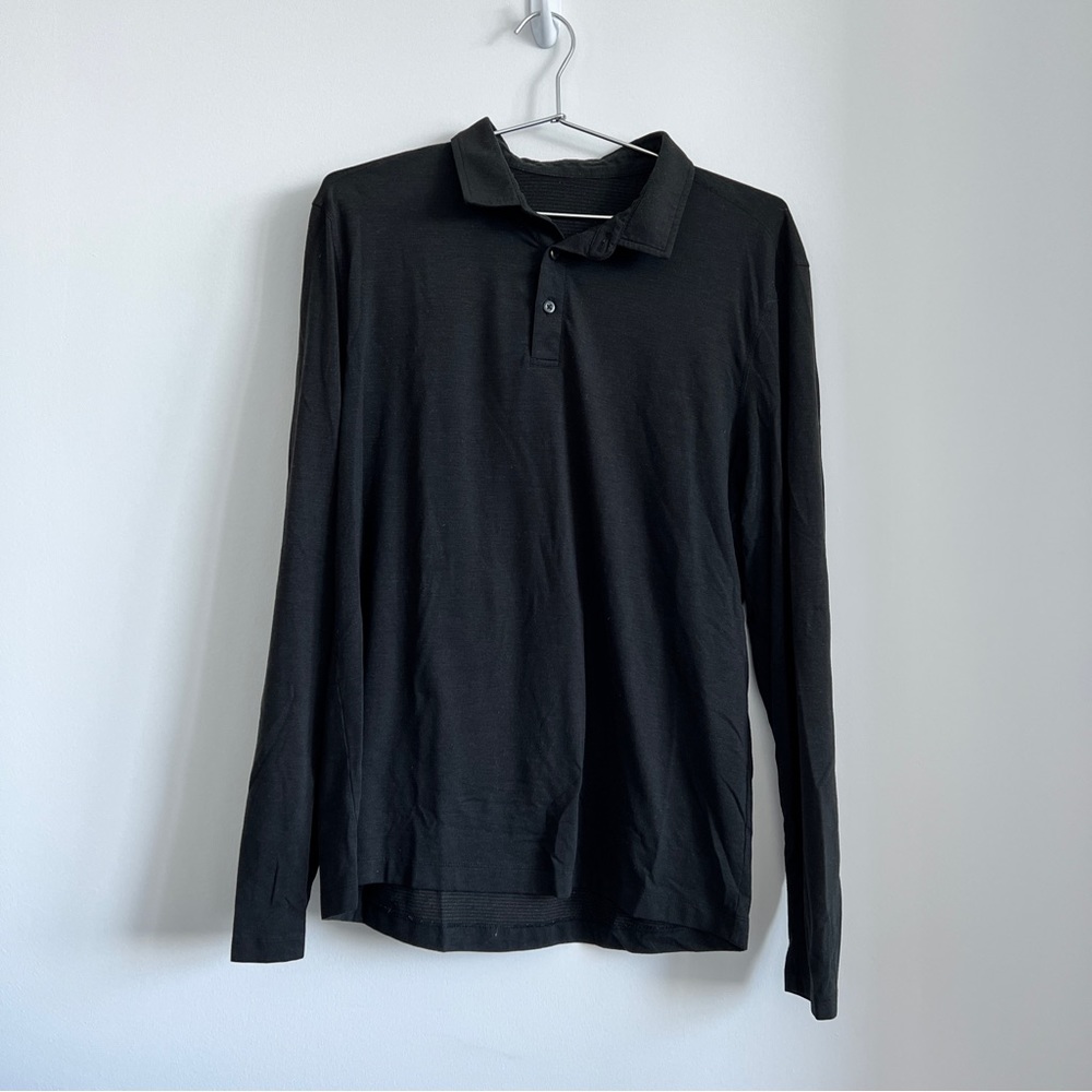 Men’s Lululemon Long Sleeve Polo, Size Large